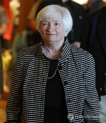 재닛 옐런 미국 연방준비제도 의장. 사진=연합뉴스 제공